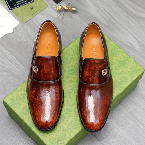 Replica Gucci Oxfords Shoes For Men #1209292 $82.00 USD for Wholesale