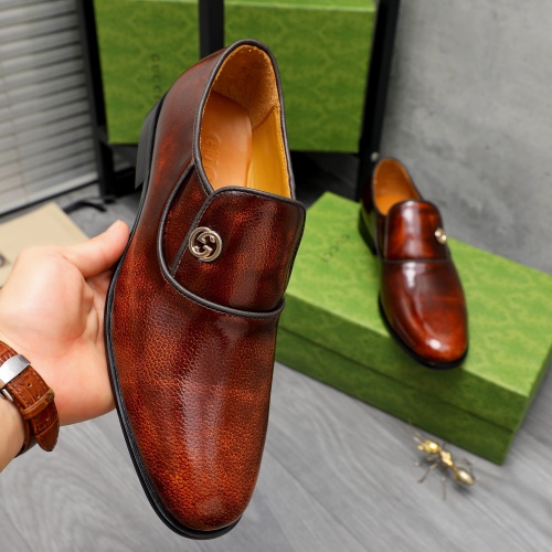 Replica Gucci Oxfords Shoes For Men #1209292 $82.00 USD for Wholesale