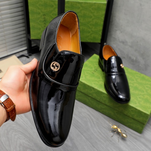 Replica Gucci Oxfords Shoes For Men #1209294 $82.00 USD for Wholesale