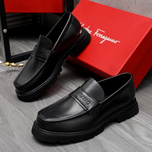 Salvatore Ferragamo Leather Shoes For Men #1209302 $82.00 USD, Wholesale Replica Salvatore Ferragamo Leather Shoes