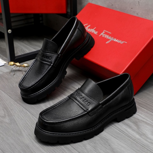 Salvatore Ferragamo Leather Shoes For Men #1209303 $82.00 USD, Wholesale Replica Salvatore Ferragamo Leather Shoes