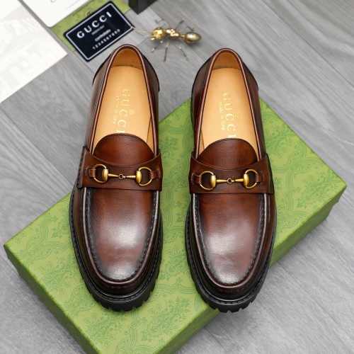 Replica Gucci Oxfords Shoes For Men #1209320 $82.00 USD for Wholesale