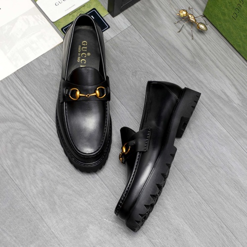 Replica Gucci Oxfords Shoes For Men #1209323 $82.00 USD for Wholesale