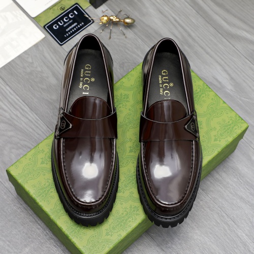 Replica Gucci Oxfords Shoes For Men #1209324 $82.00 USD for Wholesale