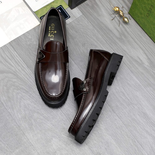 Replica Gucci Oxfords Shoes For Men #1209324 $82.00 USD for Wholesale