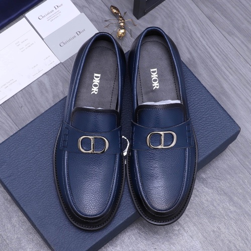 Replica Christian Dior Leather Shoes For Men #1209330 $96.00 USD for Wholesale