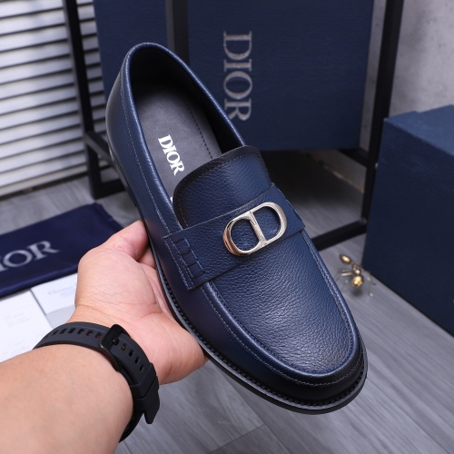 Replica Christian Dior Leather Shoes For Men #1209330 $96.00 USD for Wholesale