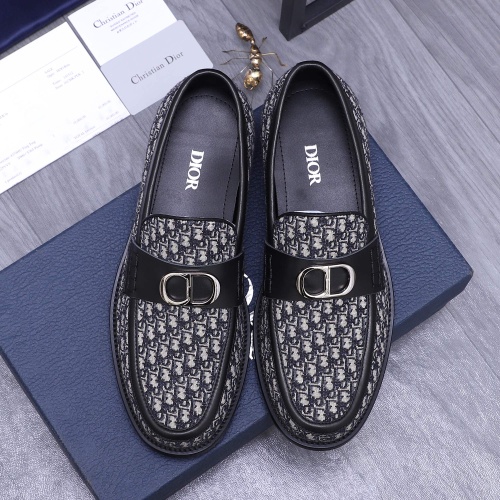 Replica Christian Dior Leather Shoes For Men #1209334 $96.00 USD for Wholesale