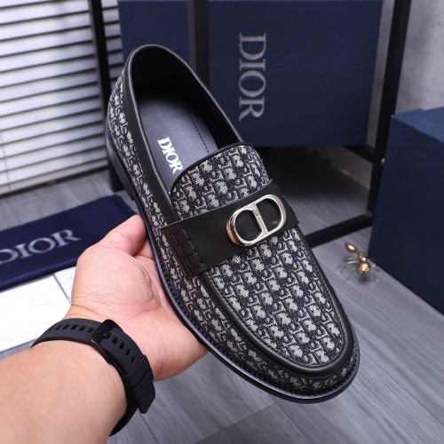 Replica Christian Dior Leather Shoes For Men #1209334 $96.00 USD for Wholesale