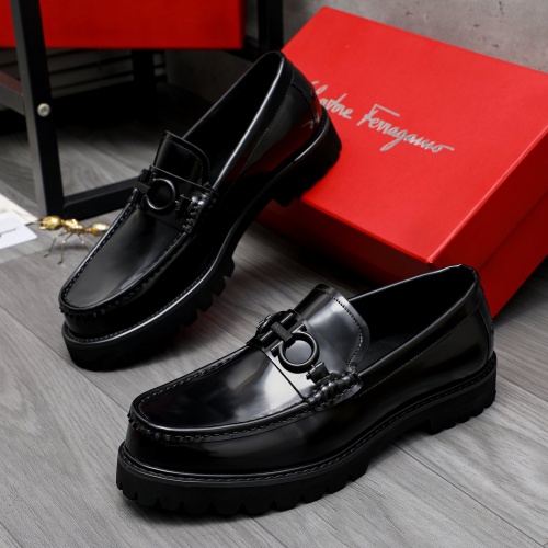 Salvatore Ferragamo Leather Shoes For Men #1209380 $82.00 USD, Wholesale Replica Salvatore Ferragamo Leather Shoes