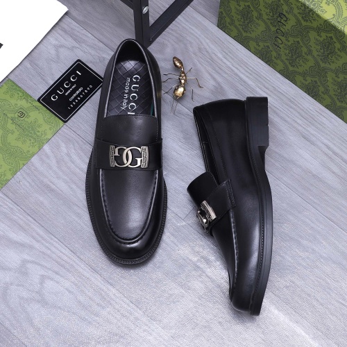 Replica Gucci Oxfords Shoes For Men #1209387 $88.00 USD for Wholesale