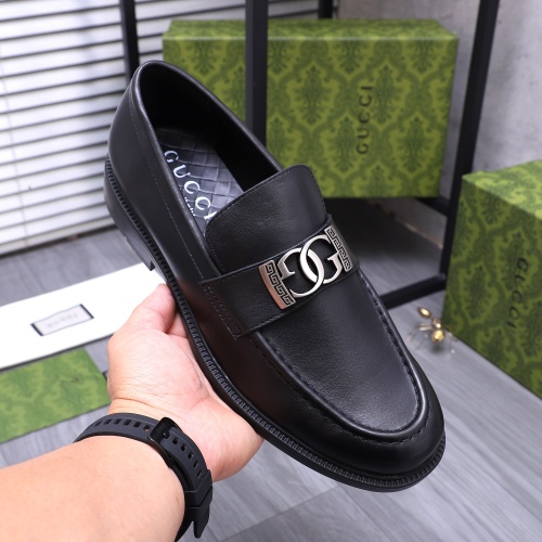 Replica Gucci Oxfords Shoes For Men #1209387 $88.00 USD for Wholesale