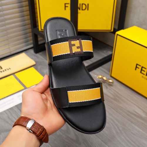 Replica Fendi Slippers For Men #1209407 $42.00 USD for Wholesale