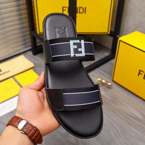 Replica Fendi Slippers For Men #1209408 $42.00 USD for Wholesale