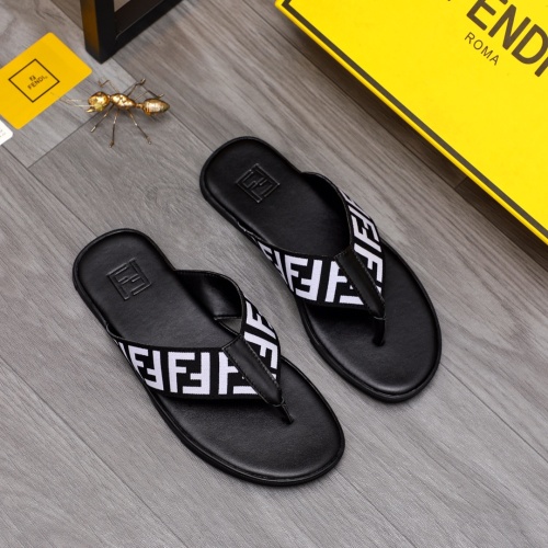 Replica Fendi Slippers For Men #1209409 $42.00 USD for Wholesale