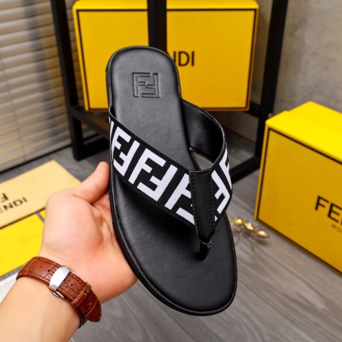 Replica Fendi Slippers For Men #1209409 $42.00 USD for Wholesale