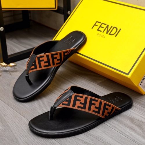 Replica Fendi Slippers For Men #1209410 $42.00 USD for Wholesale