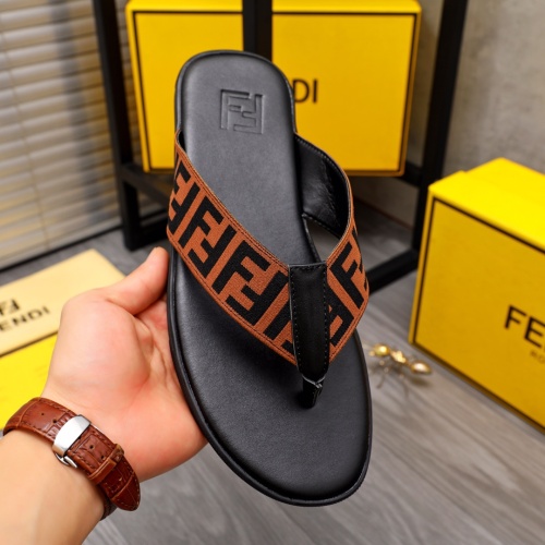 Replica Fendi Slippers For Men #1209410 $42.00 USD for Wholesale