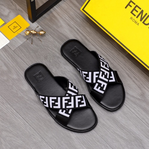 Replica Fendi Slippers For Men #1209411 $42.00 USD for Wholesale