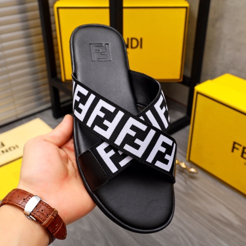 Replica Fendi Slippers For Men #1209411 $42.00 USD for Wholesale