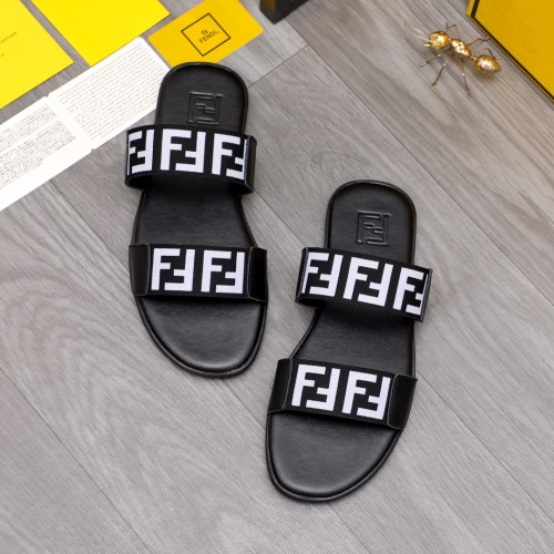 Fendi Slippers For Men #1209413 $42.00 USD, Wholesale Replica Fendi Slippers