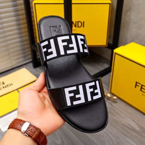 Replica Fendi Slippers For Men #1209413 $42.00 USD for Wholesale