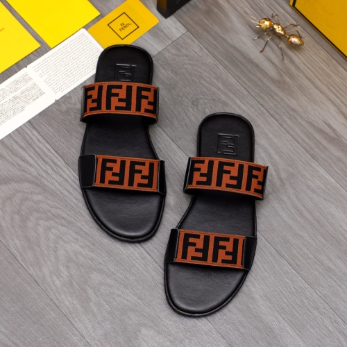 Fendi Slippers For Men #1209414 $42.00 USD, Wholesale Replica Fendi Slippers