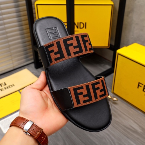 Replica Fendi Slippers For Men #1209414 $42.00 USD for Wholesale