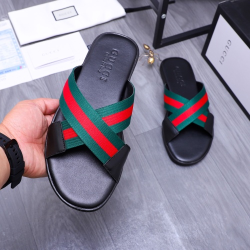 Replica Gucci Slippers For Men #1209424 $42.00 USD for Wholesale