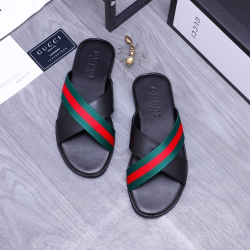 Gucci Slippers For Men #1209426 $42.00 USD, Wholesale Replica Gucci Slippers