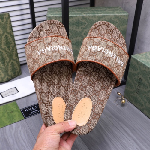 Replica Gucci Slippers For Men #1209437 $60.00 USD for Wholesale