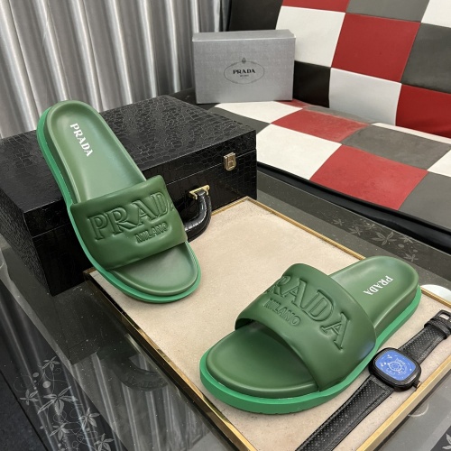 Prada Slippers For Men #1209443 $56.00 USD, Wholesale Replica Prada Slippers