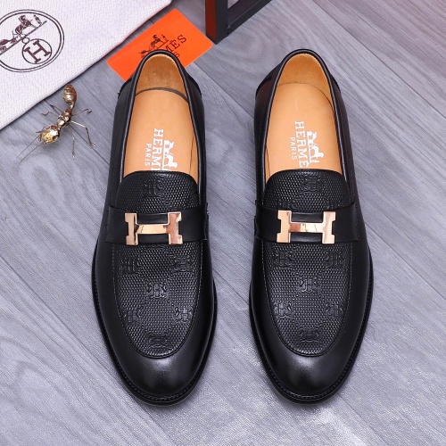 Hermes Leather Shoes For Men #1209458 $82.00 USD, Wholesale Replica Hermes Leather Shoes