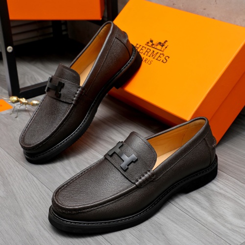 Hermes Leather Shoes For Men #1209461 $82.00 USD, Wholesale Replica Hermes Leather Shoes