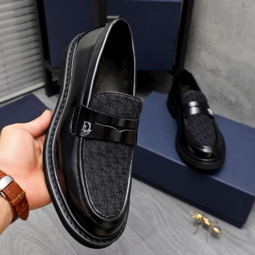 Replica Christian Dior Leather Shoes For Men #1209477 $96.00 USD for Wholesale