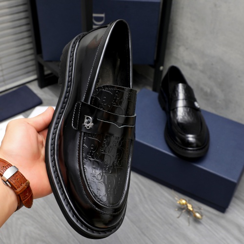 Replica Christian Dior Leather Shoes For Men #1209483 $96.00 USD for Wholesale