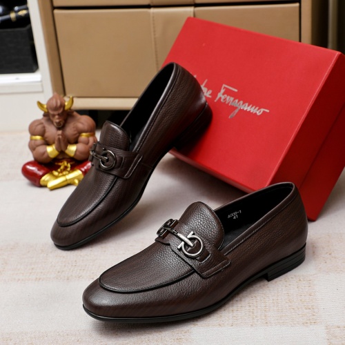 Salvatore Ferragamo Leather Shoes For Men #1209499 $80.00 USD, Wholesale Replica Salvatore Ferragamo Leather Shoes