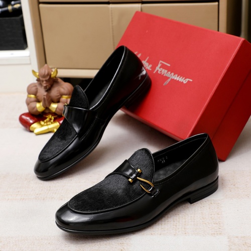 Salvatore Ferragamo Leather Shoes For Men #1209506 $80.00 USD, Wholesale Replica Salvatore Ferragamo Leather Shoes