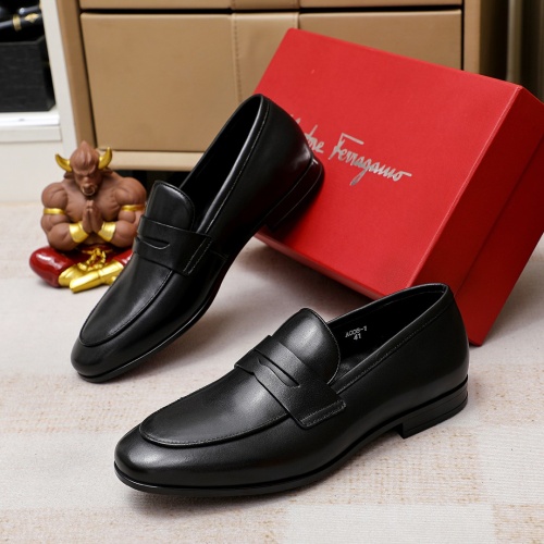 Salvatore Ferragamo Leather Shoes For Men #1209509 $80.00 USD, Wholesale Replica Salvatore Ferragamo Leather Shoes