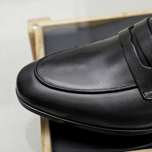 Replica Salvatore Ferragamo Leather Shoes For Men #1209509 $80.00 USD for Wholesale