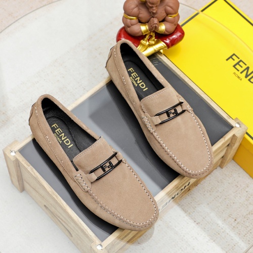 Fendi Leather Shoes For Men #1209517 $72.00 USD, Wholesale Replica Fendi Leather Shoes