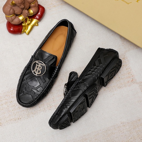 Replica Burberry Leather Shoes For Men #1209525 $68.00 USD for Wholesale