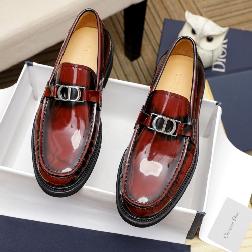 Christian Dior Leather Shoes For Men #1209538 $92.00 USD, Wholesale Replica Christian Dior Leather Shoes