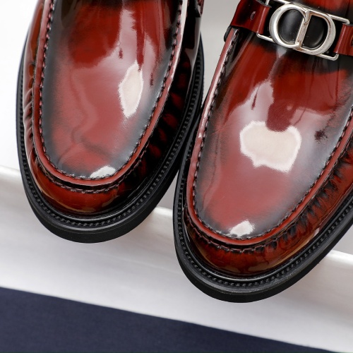 Replica Christian Dior Leather Shoes For Men #1209538 $92.00 USD for Wholesale