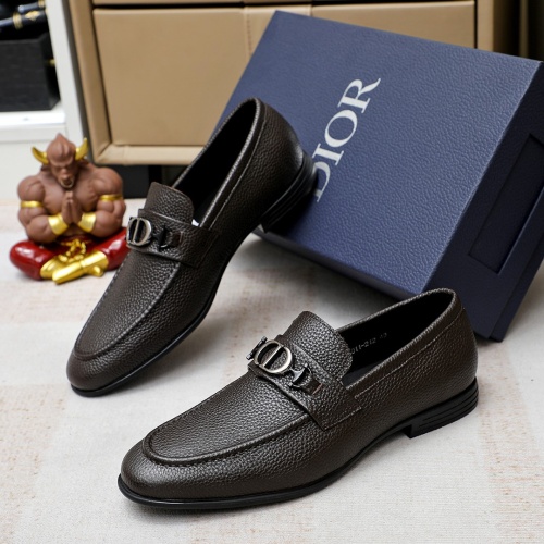 Christian Dior Leather Shoes For Men #1209552 $82.00 USD, Wholesale Replica Christian Dior Leather Shoes