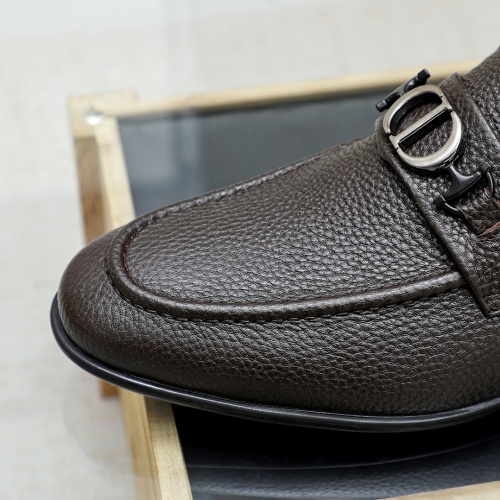 Replica Christian Dior Leather Shoes For Men #1209552 $82.00 USD for Wholesale