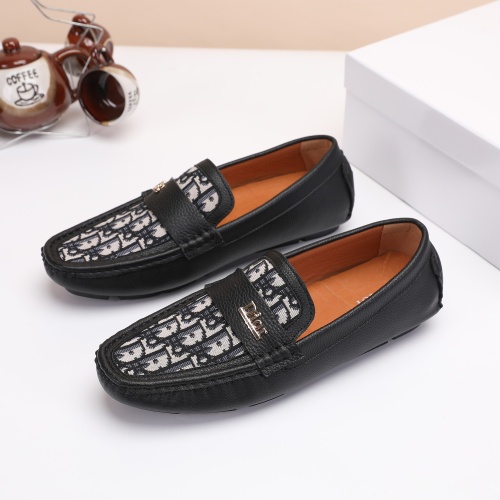 Christian Dior Leather Shoes For Men #1209556 $72.00 USD, Wholesale Replica Christian Dior Leather Shoes