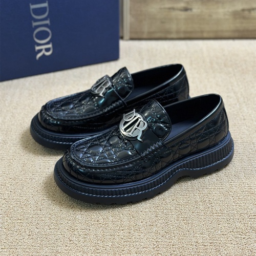 Christian Dior Leather Shoes For Men #1209560 $130.00 USD, Wholesale Replica Christian Dior Leather Shoes