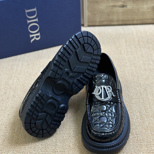 Replica Christian Dior Leather Shoes For Men #1209560 $130.00 USD for Wholesale