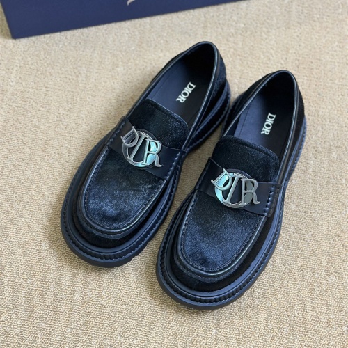 Christian Dior Leather Shoes For Men #1209561 $130.00 USD, Wholesale Replica Christian Dior Leather Shoes